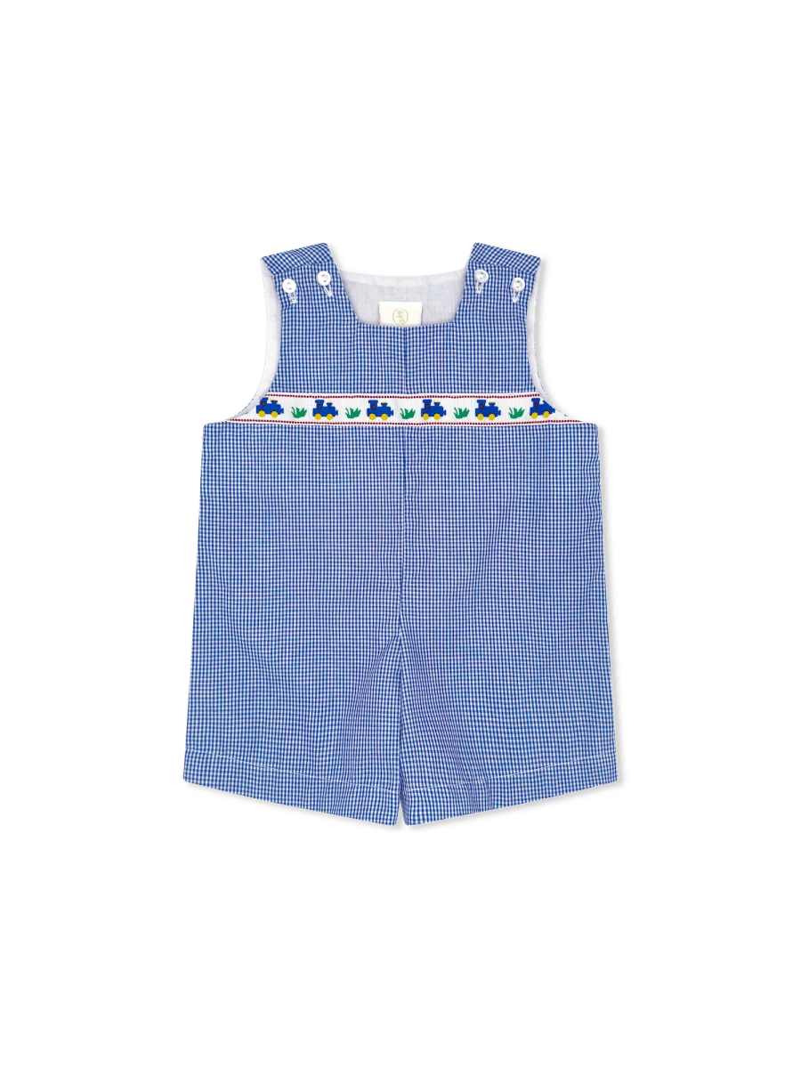 Lullaby Set Ethan Jon Jon--River Royal Gingham/Train