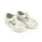 L'Amour Angel Dottie Scalloped Perforated Mary Jane Patent Cream