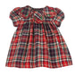 Sophie and Lucas Evergreen Tartan Petal Float, Red
