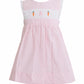 Krewe Kids Leigh Pink French Knot Bunny and Carrots Dress