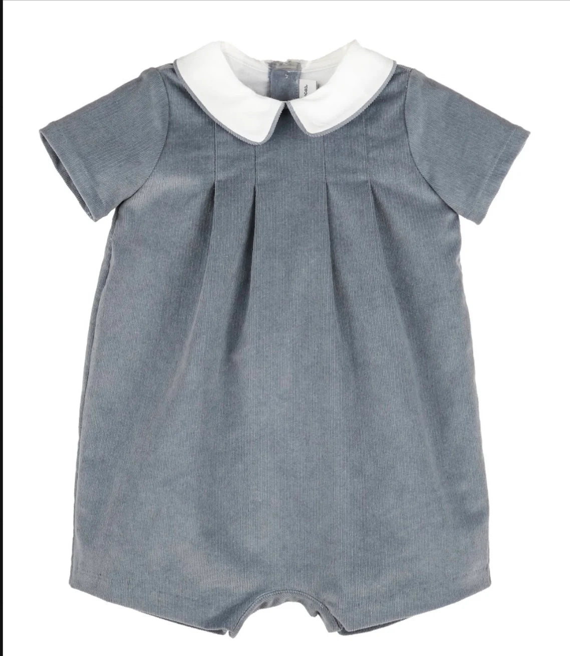 Sophie and Lucas Heirloom Cord Boy Bubble--Blue