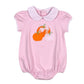 Baby Loren Tractors and Pumpkins Pima Appliqued Bubble--Girls