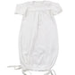 The Proper Peony Grayson Knit Gown Scallop--Ecru
