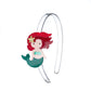 Lilies and Roses Mermaid Underwater Red Headband