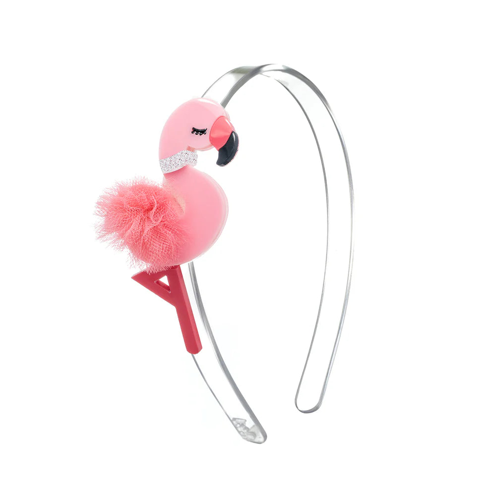 Lilies and Roses Flamingo Headband