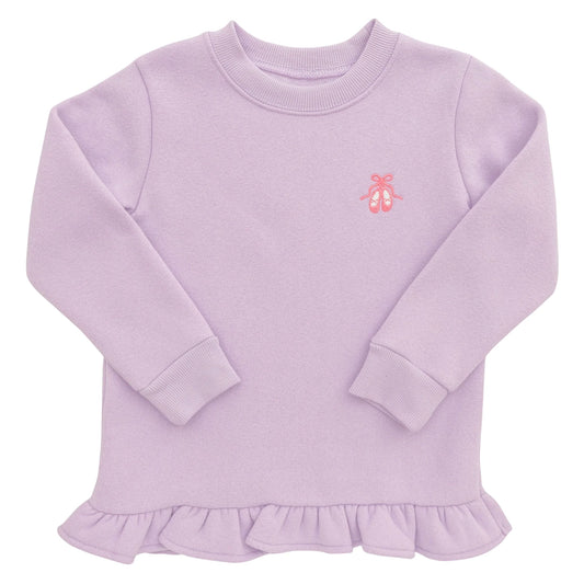 Itsy Bitsy Ruffle Pullover--Ballet Shoes