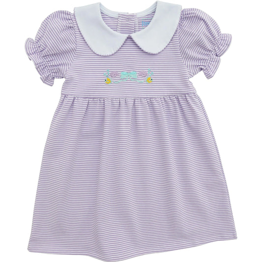 Itsy Bitsy Princess Dress-Lavender/Aqua