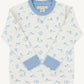 Beaufort Bonnet Cassidy Comfy Crewneck Quack Quack Honk (Palmetto Pearl) with Barrington Blue