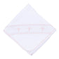Magnolia Baby Forever Blessed Smocked Receiving Blanket--White/Pink