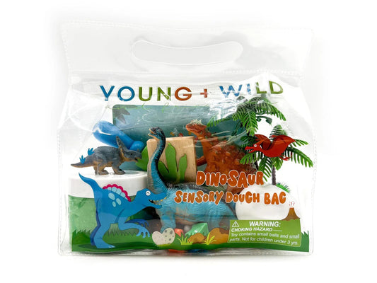 Young, Wild and Friedman Sensory Dough Bag--Dinosaur