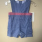 Baby Blessings Navy Gingham Theo Overall