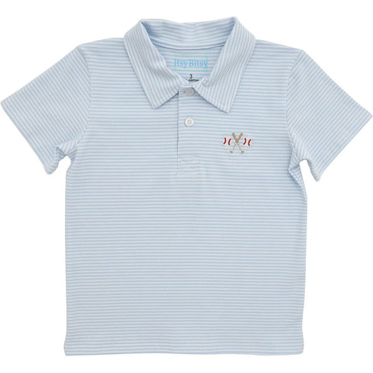 Itsy Bitsy Baseball Polo