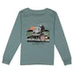 Properly Tied Boys Gone Fishin Long Sleeve Steel Blue