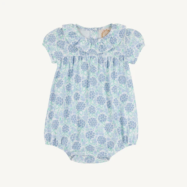 Beaufort Bonnet Ramona Ruffle Bubble--Handful of Hydrangeas/Worth Avenue White