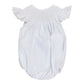 Sweet Dreams Catherine Pearl White Smocked Bubble