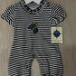 Creative Knitwear Stripe Bubble Romper