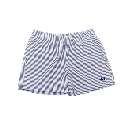 Saltwater Boys Company Naples Seersucker Shorts--Navy