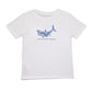 Saltwater Boys Company White Great White Short Sleeve Graphic T-Shirt