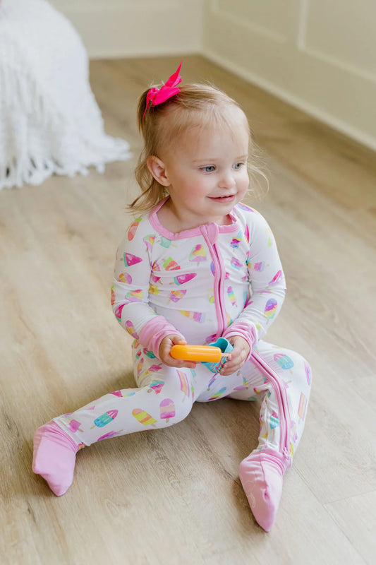 Sweet Bay Clothing  Popsicle Zipper Onesie