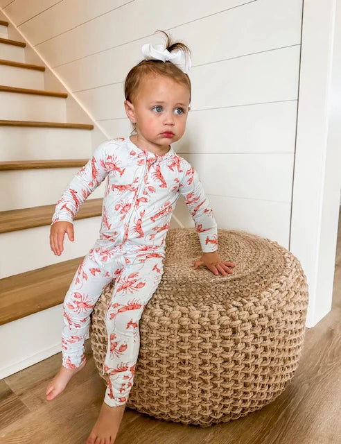 Sweet Bay Clothing Crawfish Zipper Onesie