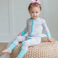 Sweet Bay Clothing Crab Zipper Onesie--Pink