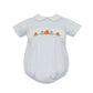 Petit Bebe Pumpkin Boys Blue Gingham Short Bubble
