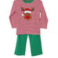 Millie Jay Reindeer Applique Boys Pant Set