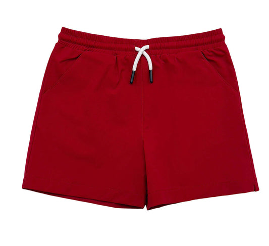 Saltwater Boys Company Red Topsail Performance Shorts