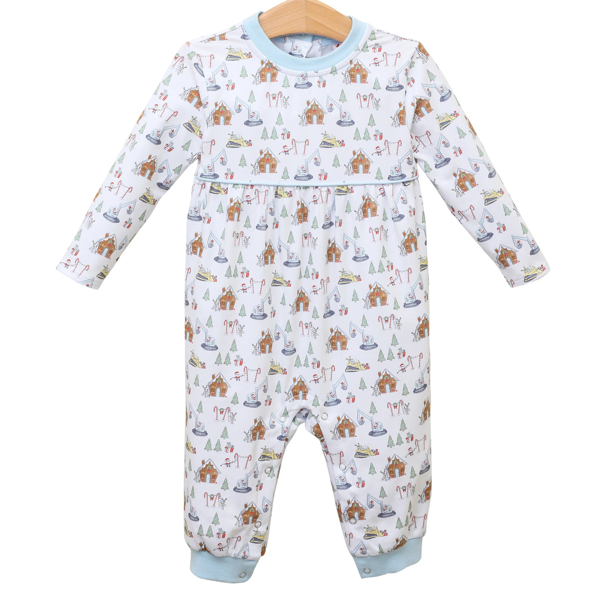 Jellybean Constructing Christmas Patrick Romper