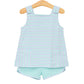 Jellybean by Smocked Candy Margo Short Set- Seaside Stripe