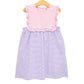 Jellybean by Smock Candy Amelia Dress- Pink and Lavender Stripe