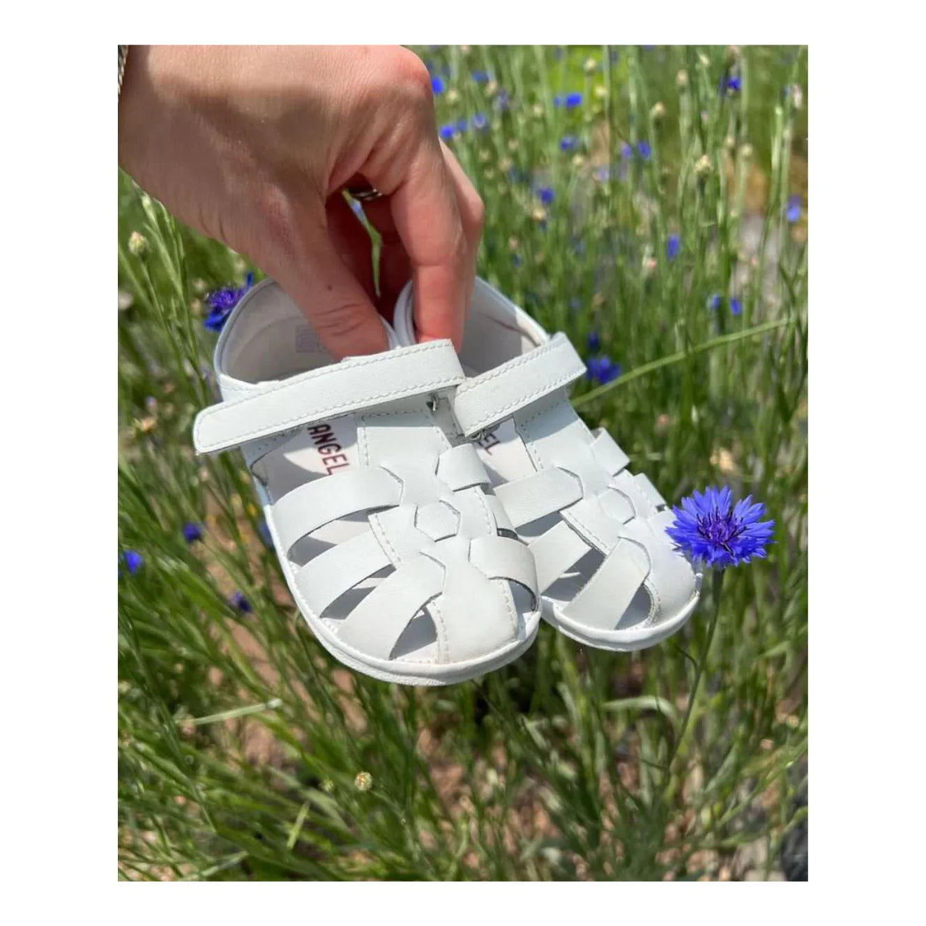 L'Amour Shoes Mack Leather Fisherman Sandal (Baby)