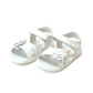 L'Amour Shoes Mila Flower Cutout Sandal (Baby)