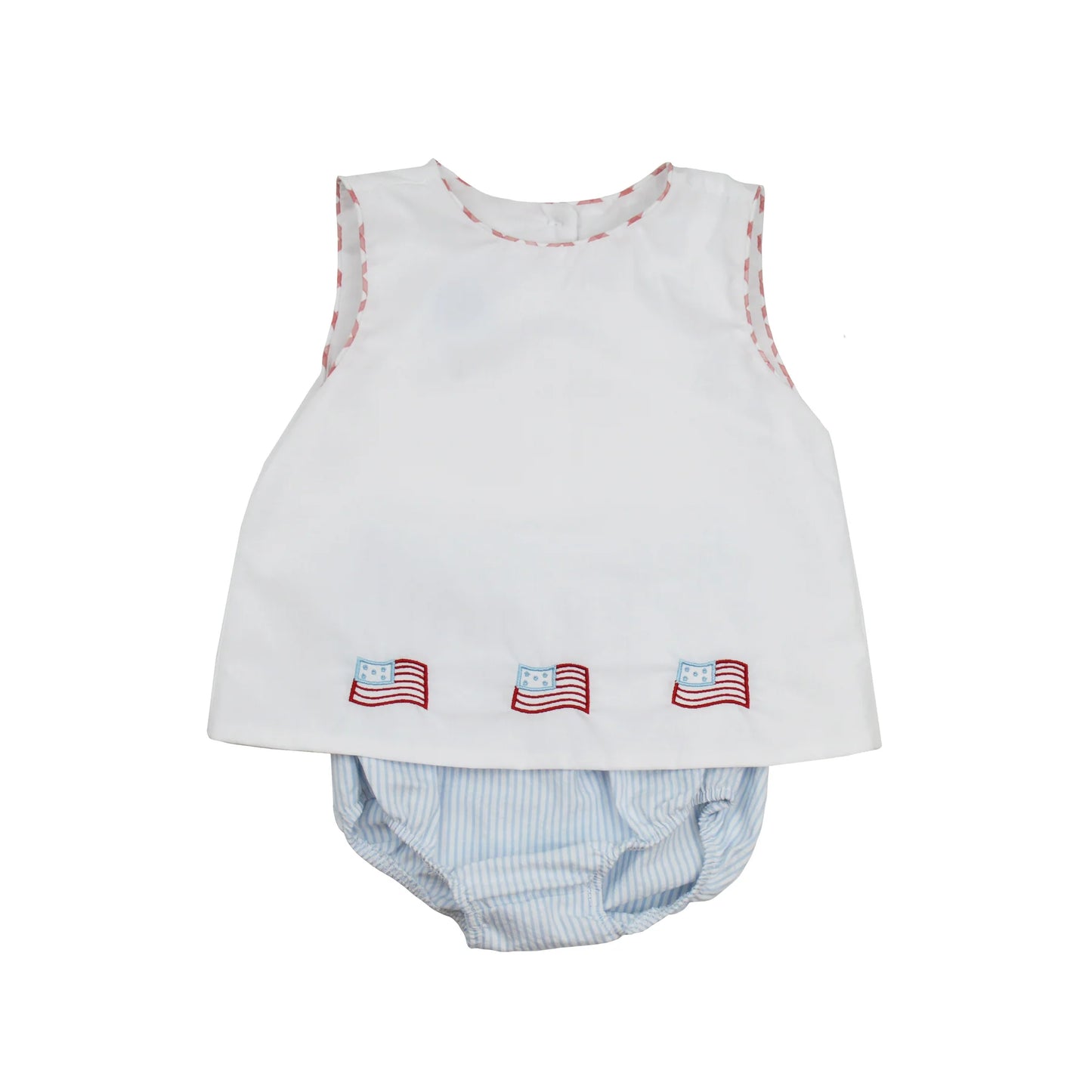 Krewe Kids Ellis American Flag Diaper Set