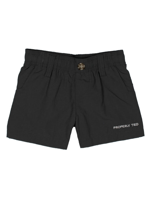 Properly Tied Boys Mallard Short--Charcoal