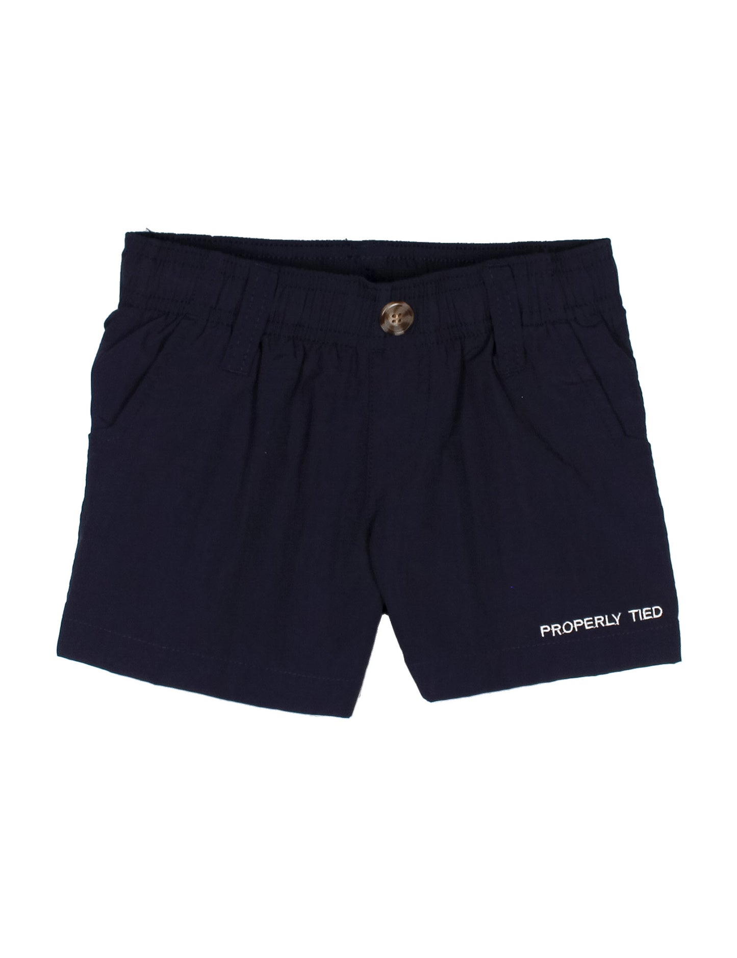 Properly Tied Boys Mallard Short--Navy