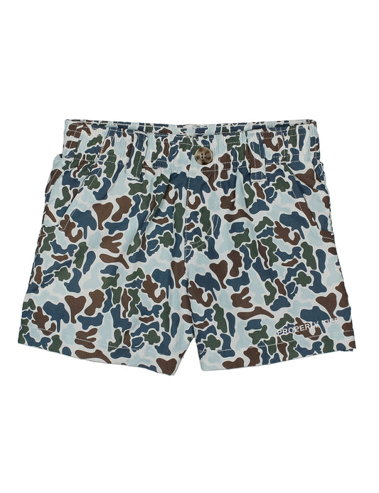 Properly Tied Boys Mallard Shorts--Terra Camo