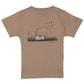 Properly Tied Boys Duck Blind Walnut Short Sleeve T-Shirt