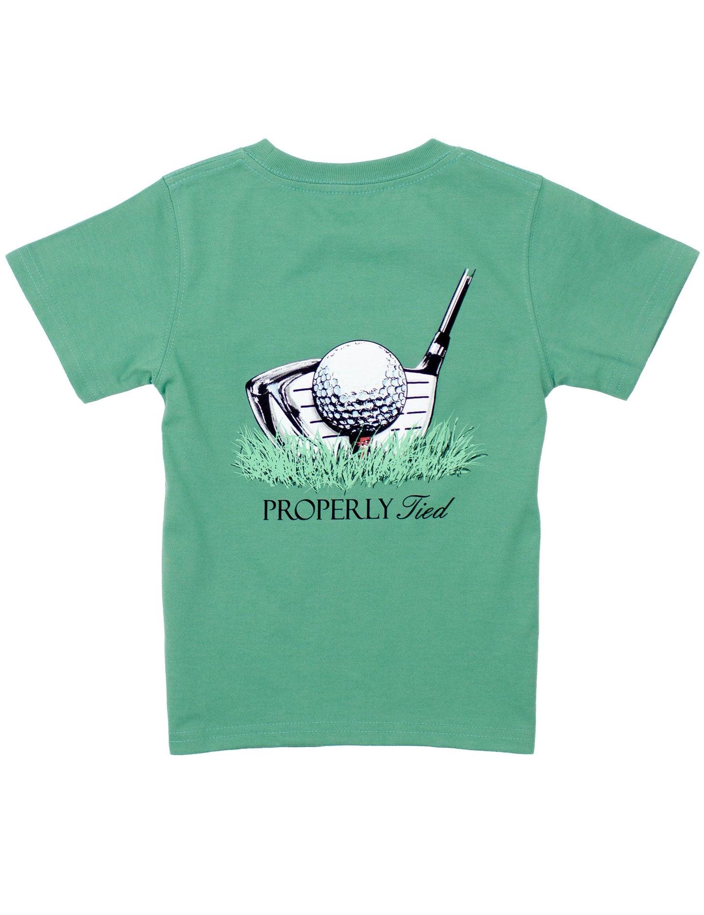 Properly Tied Boys Driver Short Sleeve T-Shirt-- Ivy