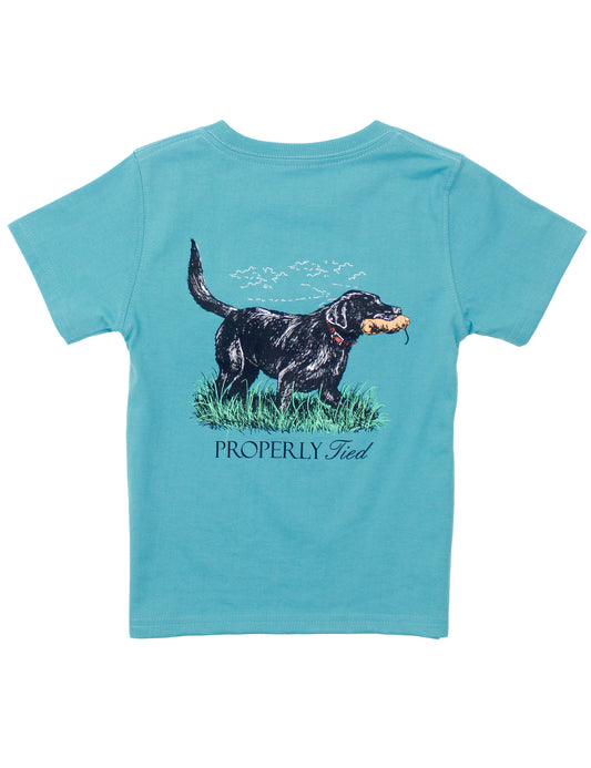 Properly Tied Boys Training Day Short Sleeve T-Shirt-- Emerald