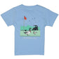Properly Tied Boys Fowl Play Light Blue Short Sleeve T-Shirt