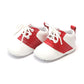 L'Amour Angel Austin Saddle Oxfords-- White with Red