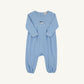Beaufort Bonnet Long Sleeve Bradford Romper--Sarasota Sky/Worth Ave White/Duck