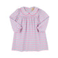 Beaufort Bonnet Long Sleeve Maerin Fitz Frock Barrington Blue Flannel