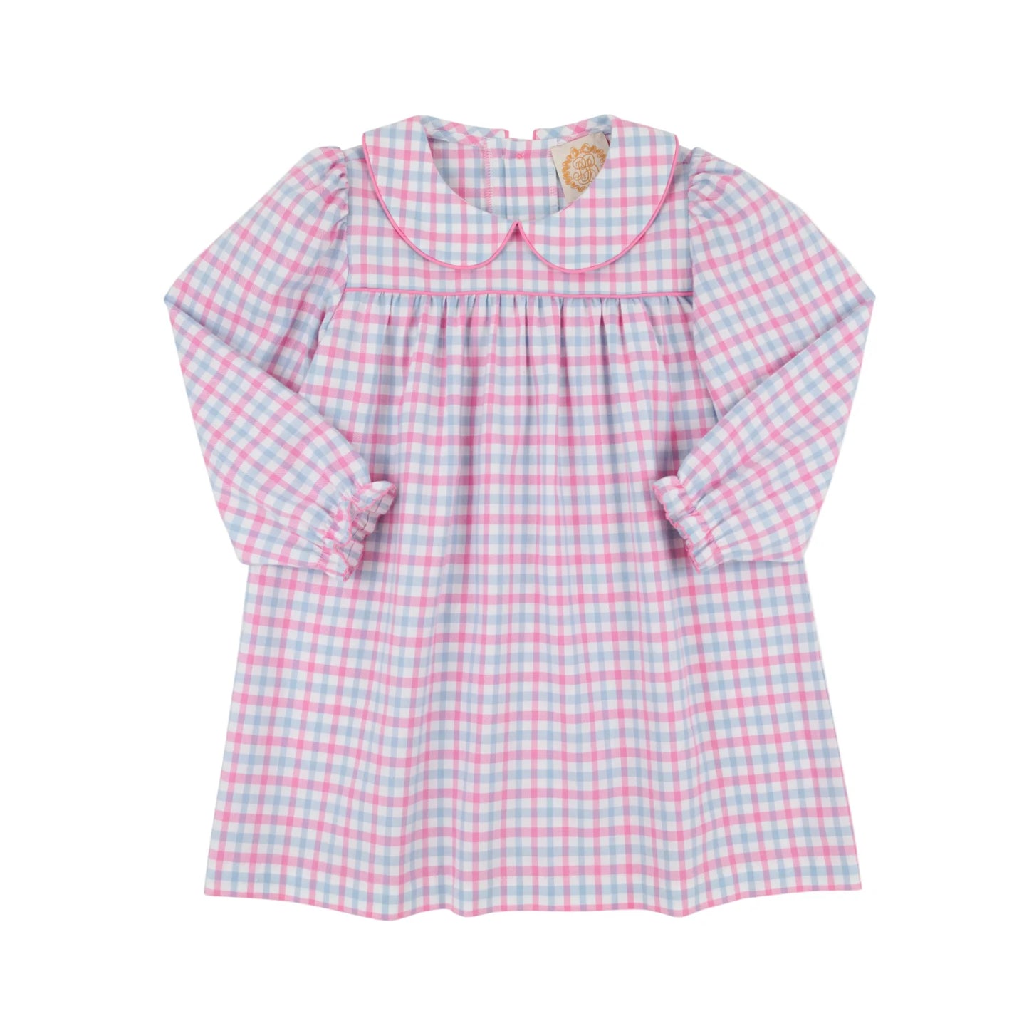 Beaufort Bonnet Long Sleeve Maerin Fitz Frock Barrington Blue Flannel