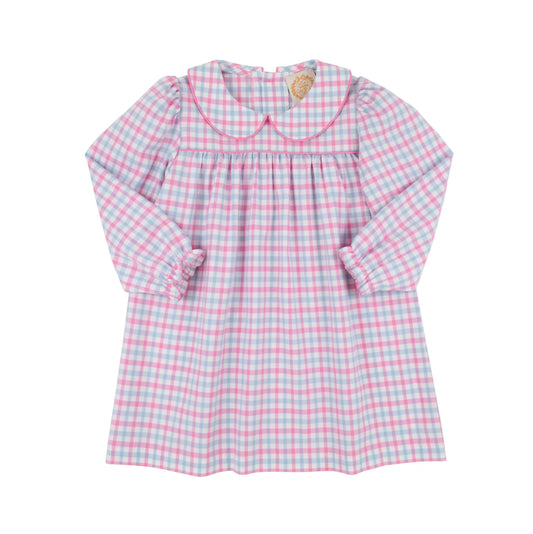 Beaufort Bonnet Long Sleeve Maerin Fitz Frock Barrington Blue Flannel