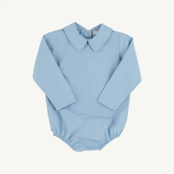 Beaufort Bonnet Peter Pan Collar Onesie--Barrington Blue