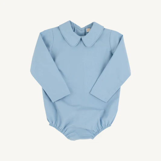 Beaufort Bonnet Peter Pan Collar Onesie--Barrington Blue
