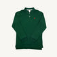 Beaufort Bonnet Long Sleeve Prim and Proper Polo--Grier Green with Richmond Red Stork