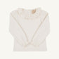 Beaufort Bonnet Long Sleeve Ramona Ruffle Shirt--Palmetto Pearl